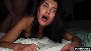 i'm begging for more as a nympho slut riding that monster cock.