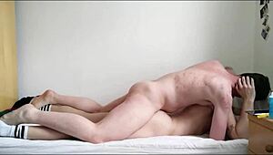 Cute Gay Couple Enjoys Bareback Fucking