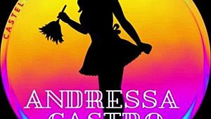 check it, brazilian dancer in short dress cums hard on dick in trailer