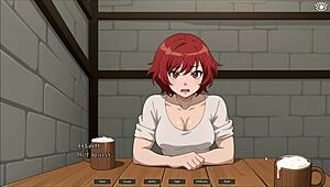 oh man, tomboy love in forge hentai game ep 2, risky bj under table public