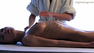 little tight virgin pussy teen 18+ vika massaged, what happens next?