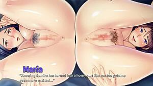 Neighbor cumming for wives in anime hentai sex scenes