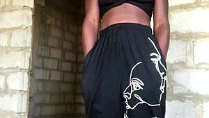 Crazybitch Strips Till Trousers Drop Showing Gstring