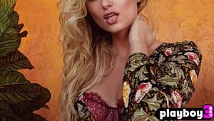 lindsay marie's bra slips revealing her small beautiful tits