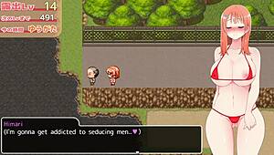 conseguindo um bikini vermelho sexy de uma outra garota - rural jk exhibitionist 2 - parte 2