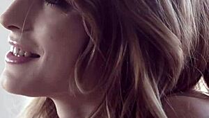 beautiful model tastes cum after sensual sex