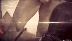 brunette faces group anal challenge