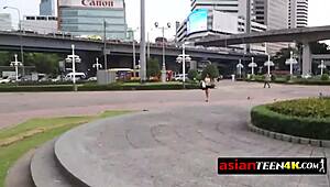 Damn! Petite Asian Teen Craves Backpacker’s Huge Cock!