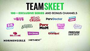 Three hot doctors ride a lucky patient's dick one after another.