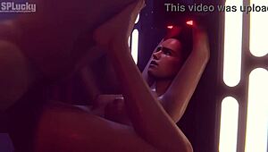 Star Wars kompilasjon P1 med prinsesse og tegnefilmaksjon