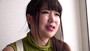 Rare footage of a stunning Japanese busty model