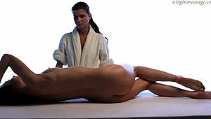 little tight virgin pussy teen 18+ vika massaged, what happens next?