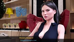 Blonde In Threesome Pussy Action