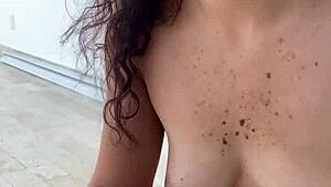 Training hard to fuck with toys