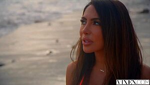 Lela star keeps herself busy with ball licking blowjob ass fucking and riding when husband is out