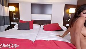 In The Hotel, Fucking Rough With Boyfriend - Sheila Ortega