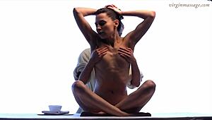 little tight virgin pussy teen 18+ vika massaged, what happens next?