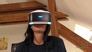 Eva isabel and chrissy play jenga with their new playstation 5 at home