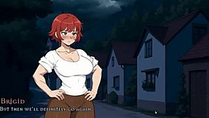 oh man, tomboy love in forge hentai game ep 2, risky bj under table public