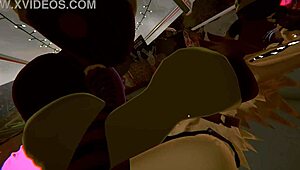 Rough quickie with plushy and femboy friend 😏