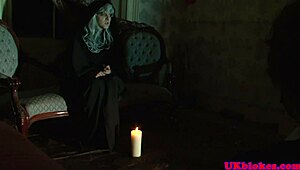 wow, this british bodybuilder with piercings and tattoos gets bummed by andro maas in a muscular fantasy cumshot 😏