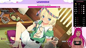 Oh, vtuber lewdneko moans orgasming with vibrator in evenicle!