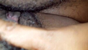 Rubbing My Hard Clit On Her Creamy Hole