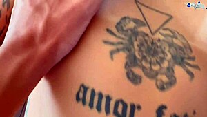 romulo pontes wakes up hungry for big tits blowjob