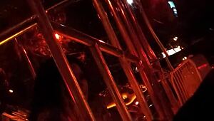 frankie tears stockings in hot retro striptease