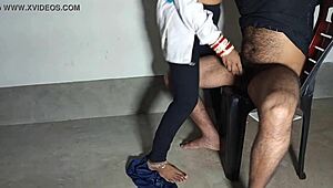 i seduced the innocent nurse in hospital and fucked her on the chair