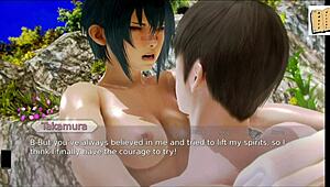 In Academy 158, what wild hentai sex happens in this anime game?