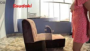 i called a cleaning lady but her beauty got me... we ended up banging hard!