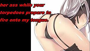 Amatsukaze and Shimakaze give dual jerk off instructions in anime hentai.