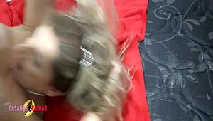 Married women get a sensual massage with oil and sex in a group