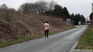 Fat BBW Emma Flashing Nude Outdoors