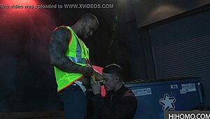 look at this submissive gay toy getting fucked by skyy knox and jason vario