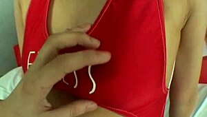 japanese babe fingering hairy pussy