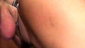 Black beauty in bondage enjoys rough anal and deep throat penetration