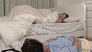 japanese wife cheats and cuckolds husband with steamy affair