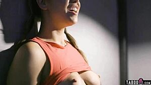 latina college teen alina lopez at party thinks she’s a guy. wild oral fun unfolds