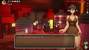 Witch Tests Potion for Giant Cock