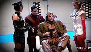 Whornyfilms Presents Kinky Latex Orgy with Super Hot Cosplay Babes