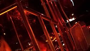 frankie tears stockings in hot retro striptease