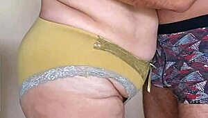 wow, making out with my 60-year-old bbw granny wife is pure fire!