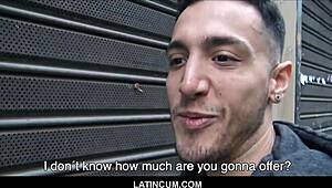 Straight Latino boy, want cash for gay POV blowjob and anal?