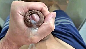 Homemade video of bisexual twink’s big dick
