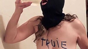 i humiliate myself as french slave with uro