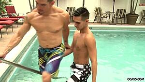 handsome homo couple starts with blowjob then anal sex