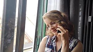 Damn, cucky, your cute wife Cayenne is all mine for sucking now!