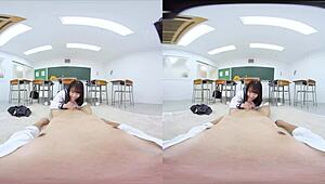 Japanese JAV confession leads to wild classroom assfucking action